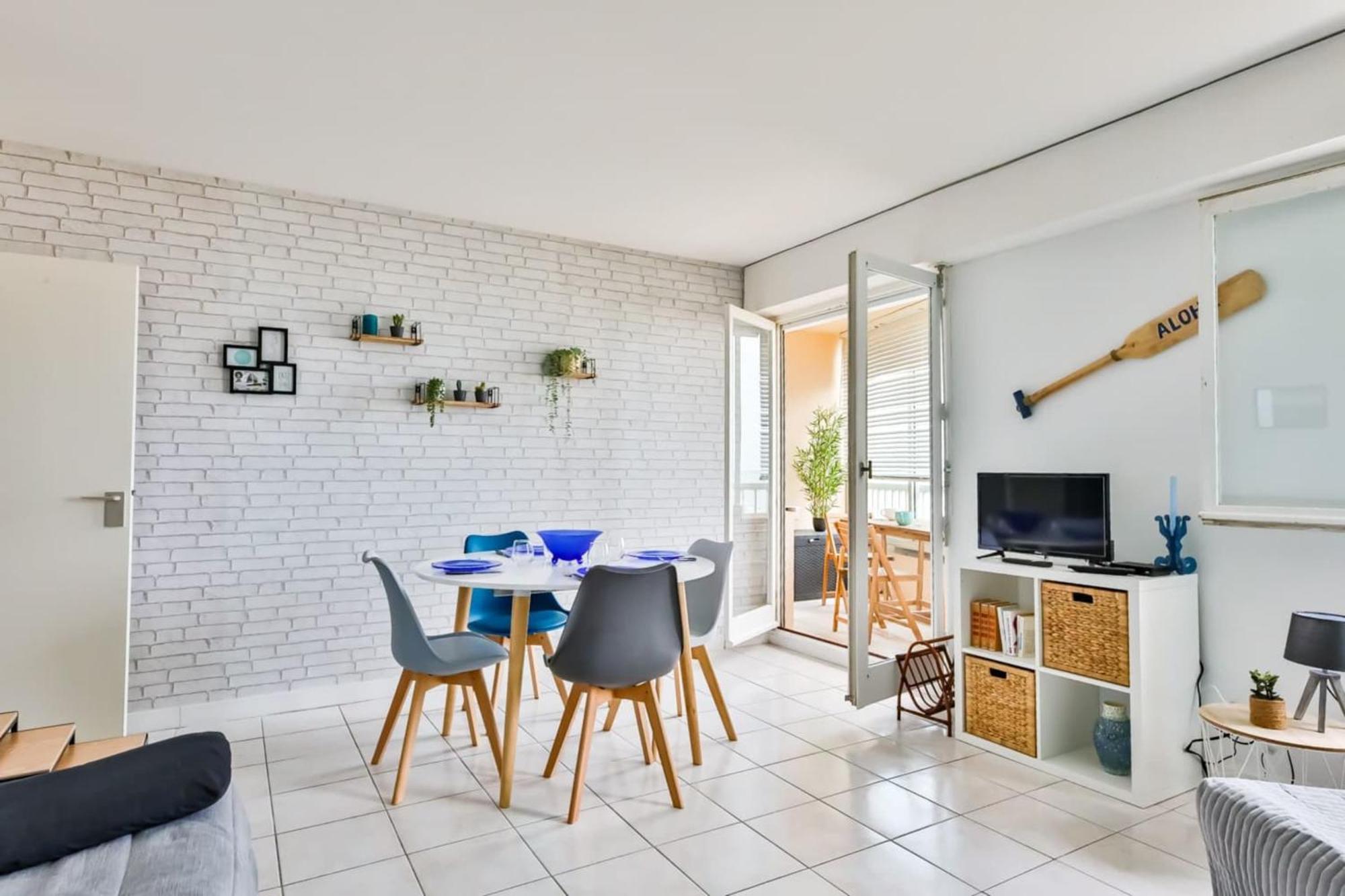 Ferienwohnung Horizon - Sejour Cocooning Vue Mer Saint-Jean-de-Monts Exterior foto